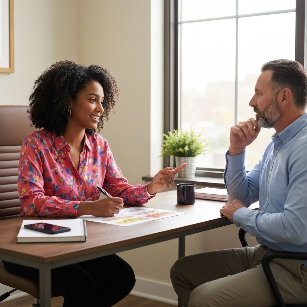 Online-Beratungssitzung